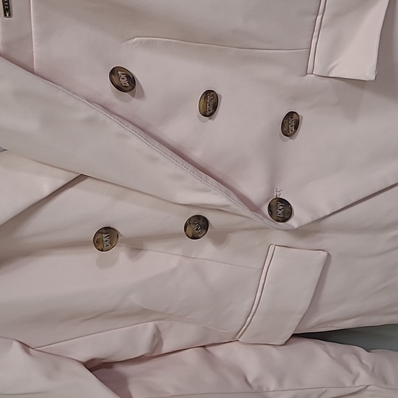 DKNY - Faux Leather Blazer - Picture 3 of 9